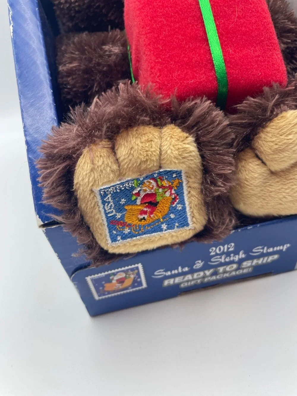 2012 in the mailbox Santa & Sleigh forever stamp teddy bear usps new